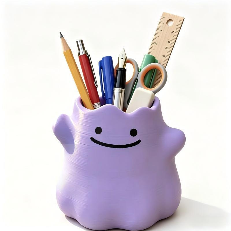 Pen Holder Organizer - ポケモンディットペンホルダー クリエイティブ収納ボックス デスクトップデコレーション 大容量オーガナイザー オフィスおよび学校用品