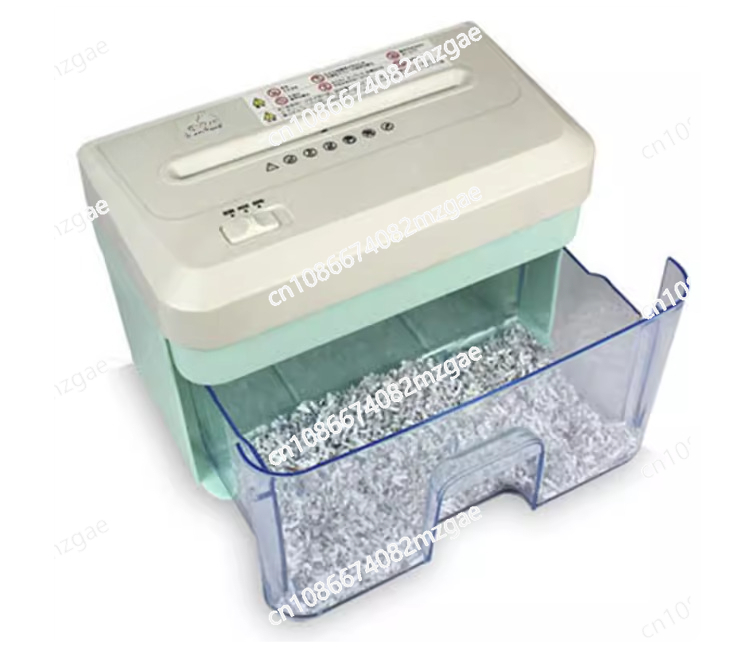 Home Office Paper Shredder - 電動機密デスクトップシュレッダー - クロスカット紙裁断機 オフィス/家庭用 引き出し式文書破壊機