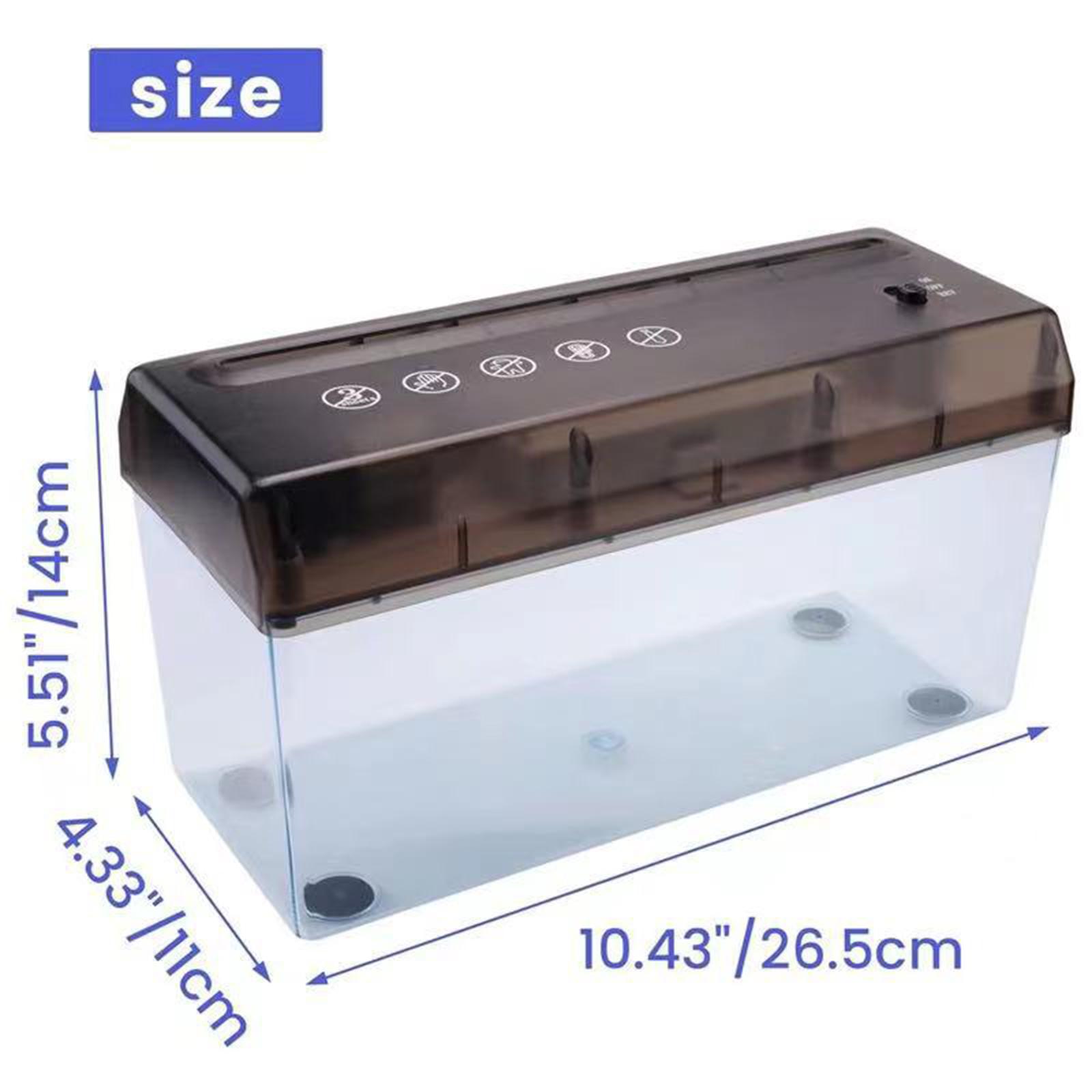 Home Office Paper Shredder - 電気ミニペーパーシュレッダー、a4ペーパーカッター、オフィス、家庭、学校、デスクトップ、文房具、USB用の切断機