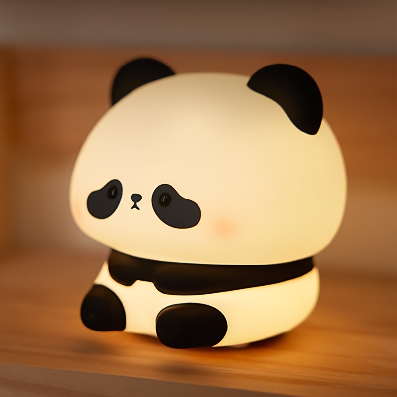Desk Lamp Led - パンダをテーマにしたクリスマスギフト、タイマブルナイトライト、充電式ベッドサイドランプ、誕生日プレゼント、新年の贈り物、ホリデーギフトに最適