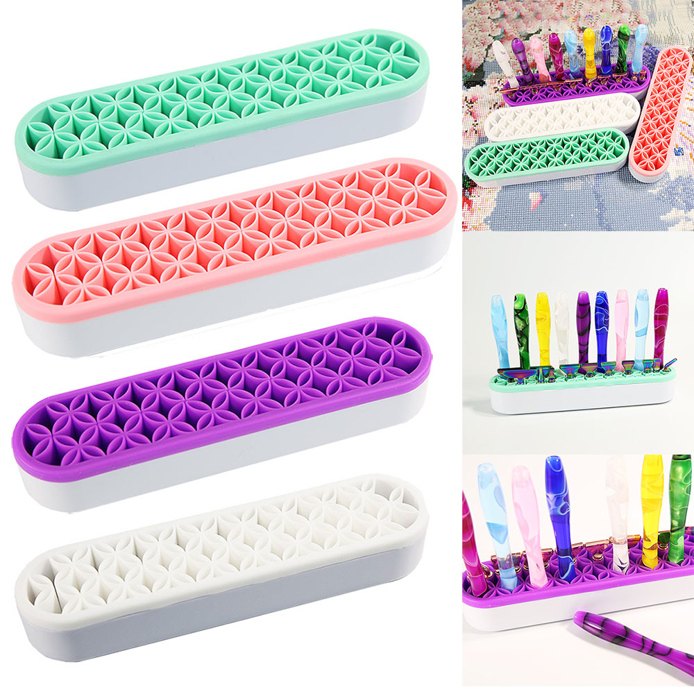 Pen Holder Organizer - 多目的デスクトップオーガナイザー,化粧品収納ボックス,ダイヤモンド塗装ペン,縫製ツール,デスクトップ収納ボックス