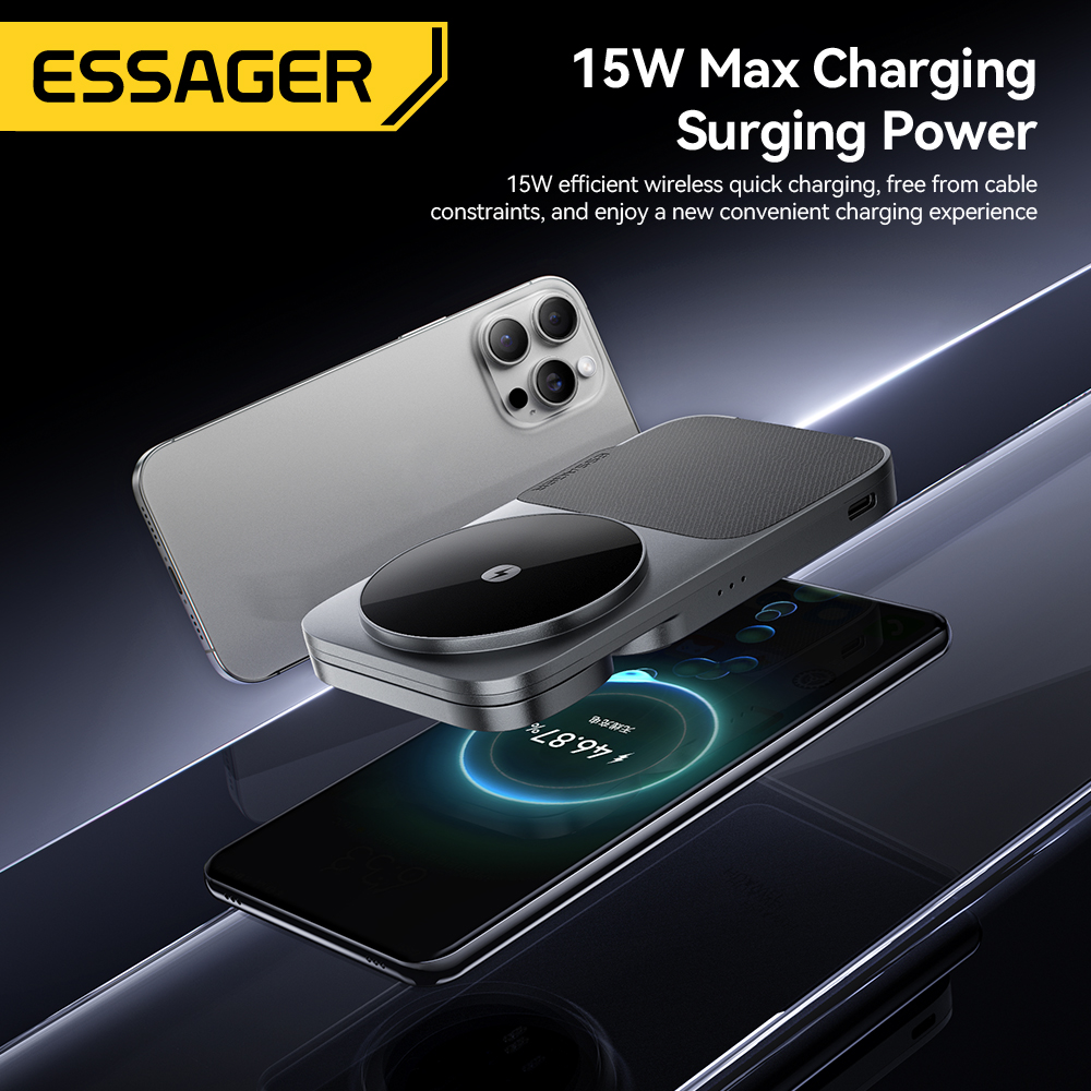Essager 3-in-1 ポータブル折りたたみ式ワイヤレ - Desk Charging Station のレビューと価格
