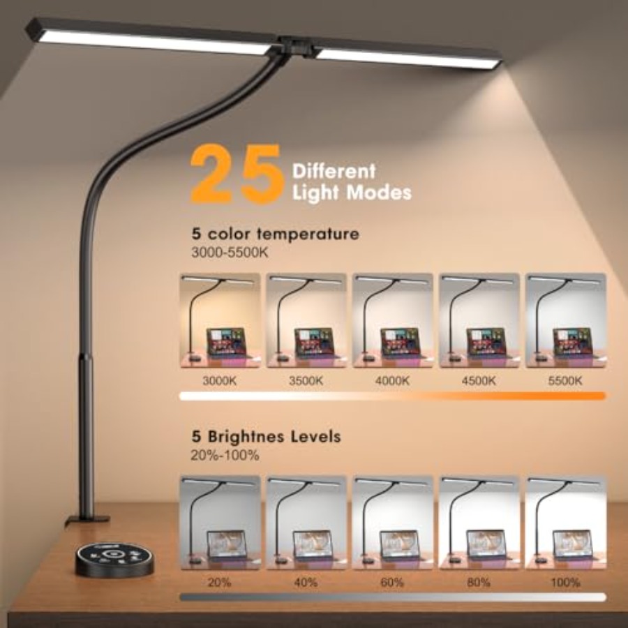 オフィス・家庭用LEDデスクランプ - 目に優しいアーキテク - Desk Lamp Led のレビューと価格