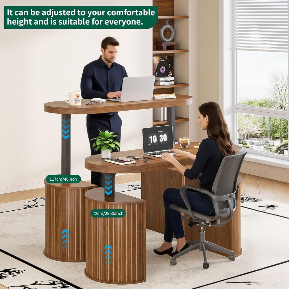 センチュリーern電動スタンディングデスク（収納付き）、55 - Standing Desk Electric のレビューと価格