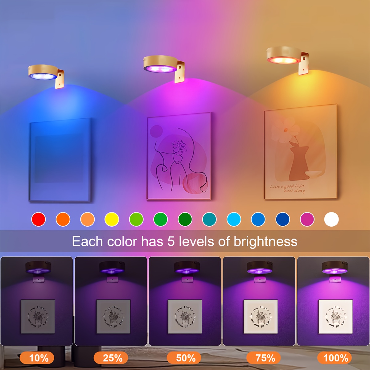 1pc オフィスデスクランプ LED 磁気パックライト 調光 - Desk Lamp Led のレビューと価格