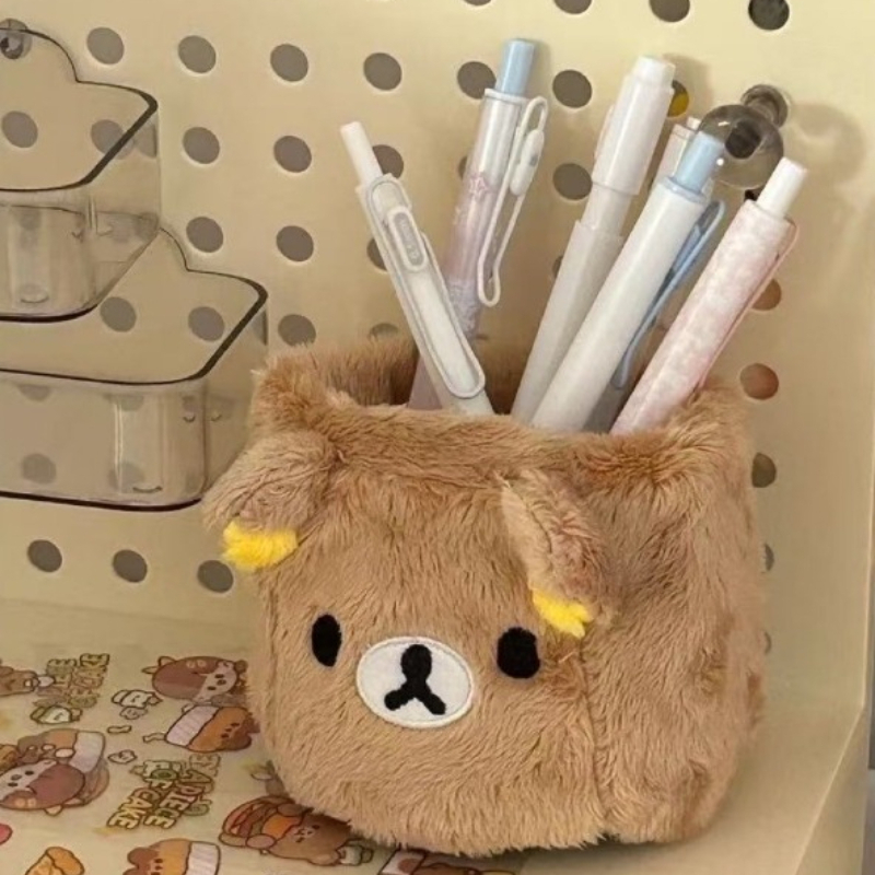 リラックマ収納ペンホルダーかわいい漫画風スタイリッシュでユニ - Pen Holder Organizer のレビューと価格