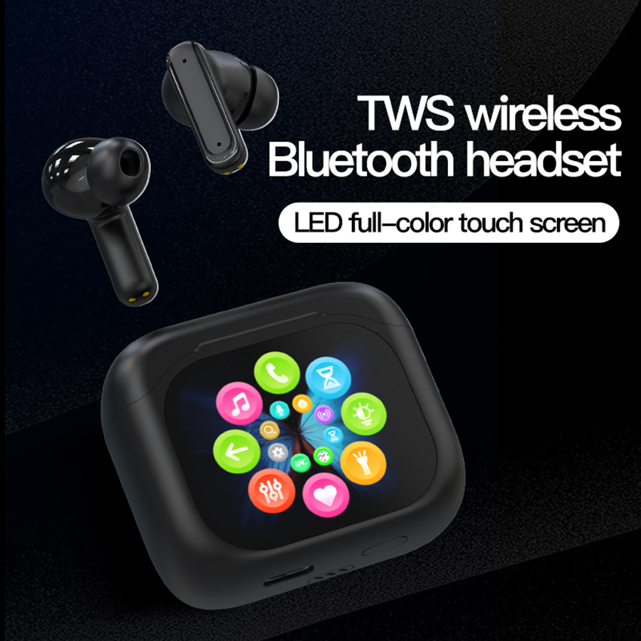 スマートAI翻訳機能付きBluetoothイヤホン LCDデ - Noise Canceling Headphones のレビューと価格