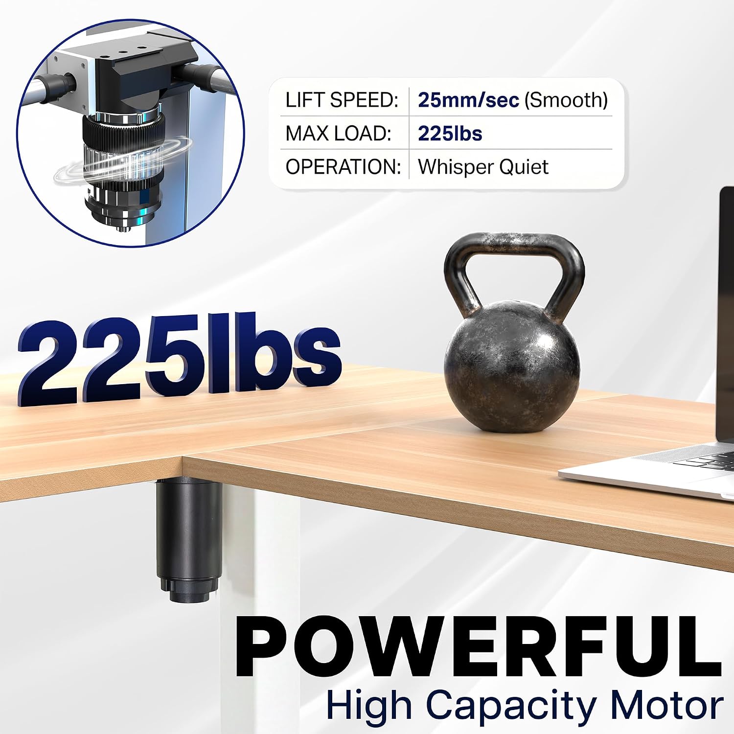 ラスティックヴィンテージブラウン 63 x 55インチ コー - Standing Desk Electric のレビューと価格