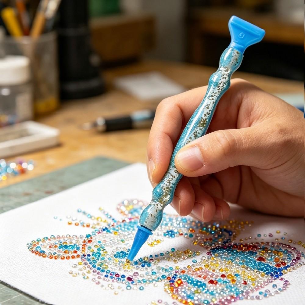 高品質の小粒グリッターDIYダイヤモンドペインティングペンツ - Pen Holder Organizer のレビューと価格