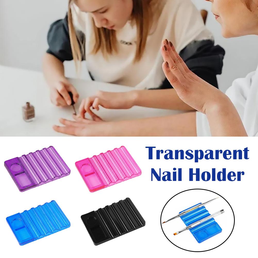 5 グリッドネイルアートペンホルダーパレット付き多目的サポー - Pen Holder Organizer のレビューと価格