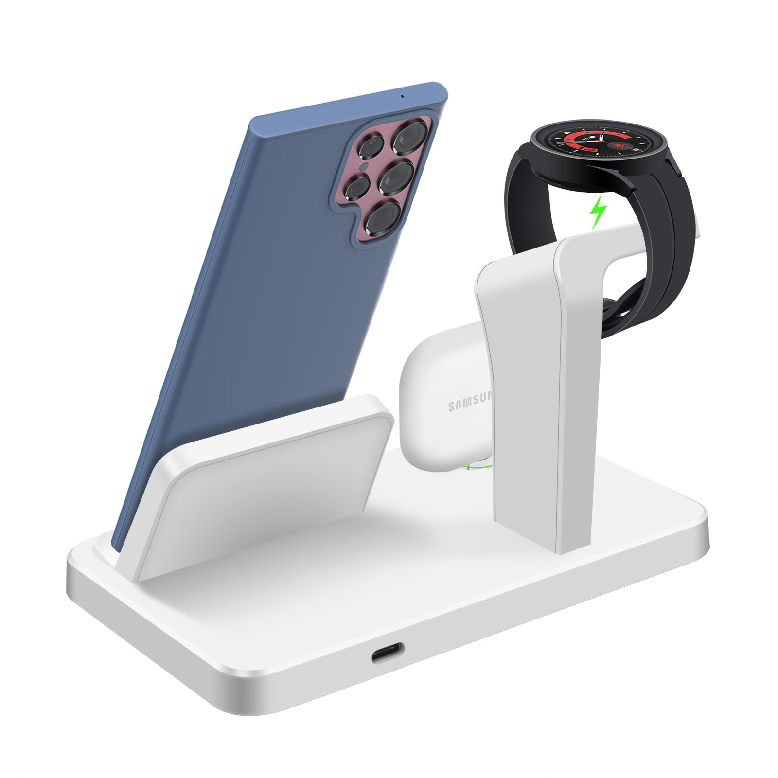 デスク用3-in-1 Type Cポートワイヤレス充電ドック - Desk Charging Station のレビューと価格