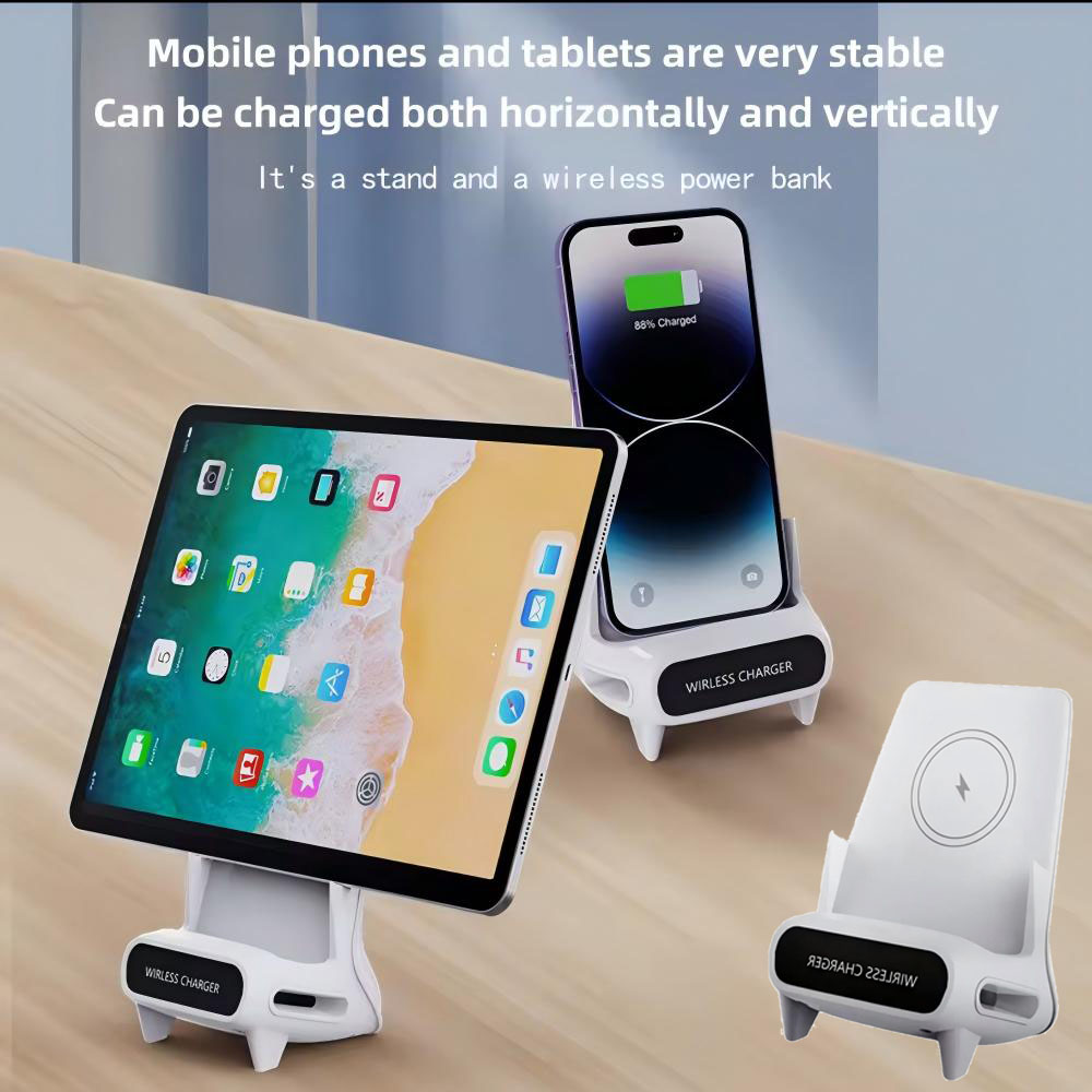 スマホワイヤレス充電器 急速充電ステーション デスクトップ  - Desk Charging Station のレビューと価格
