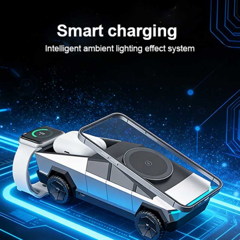デスクトップスタンド 3-in-1 サイバードック ワイヤレ - Desk Charging Station のレビューと価格