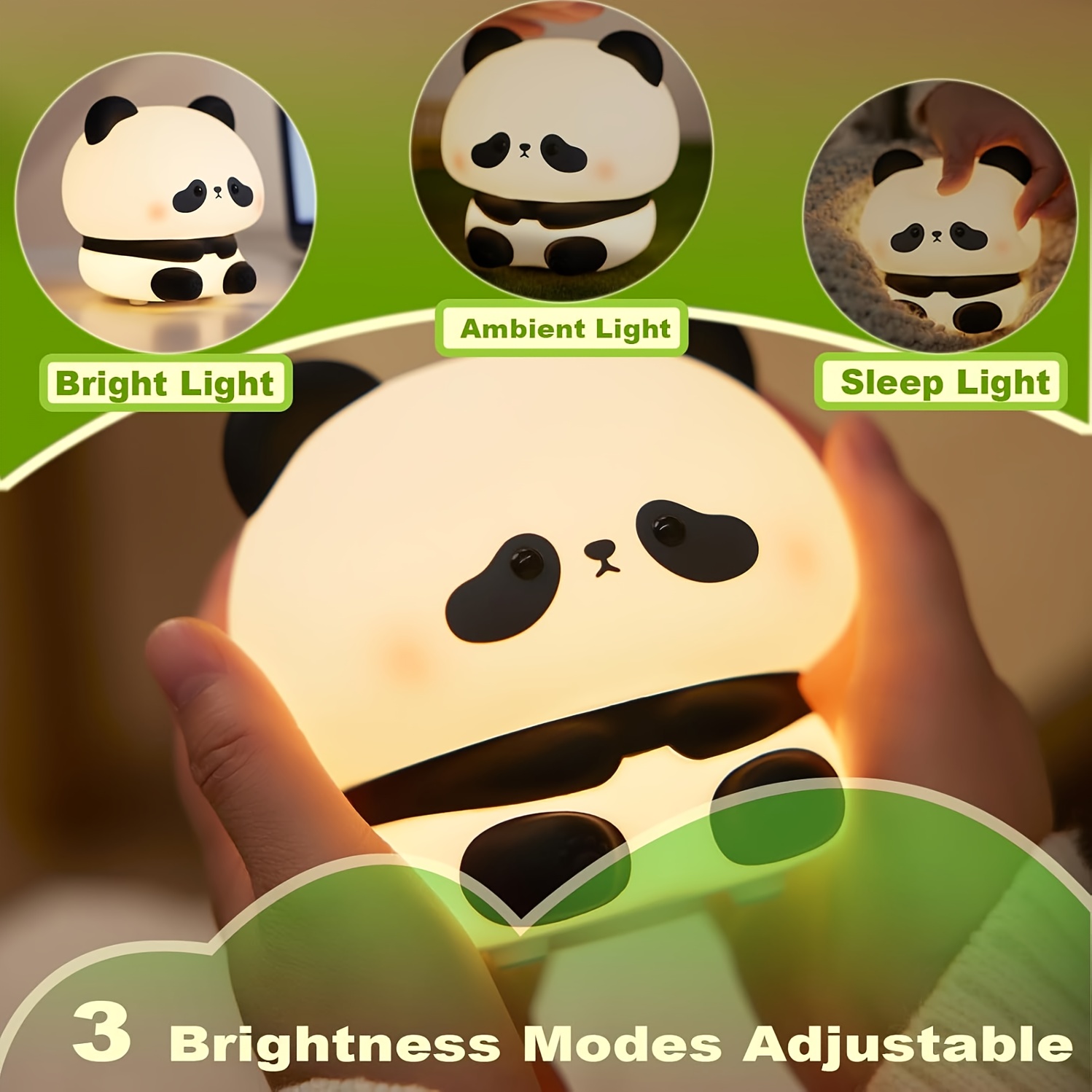 パンダをテーマにしたクリスマスギフト、タイマブルナイトライト - Desk Lamp Led のレビューと価格
