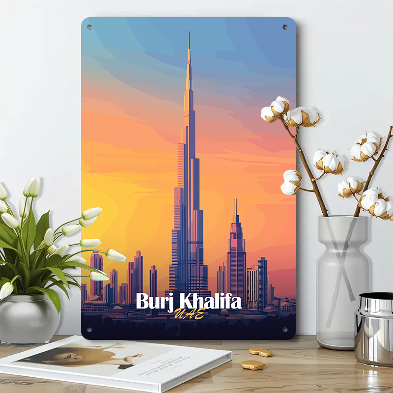 ブルジュ・ハリファ ドバイ UAE スカイライン メタルウォ - Home Office Dubai のレビューと価格