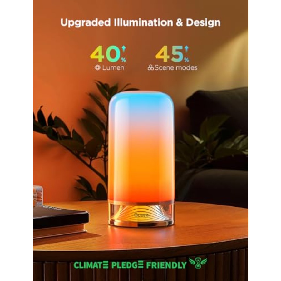 RGBICスマートテーブルランプ2、タッチ式ベッドサイド小型 - Desk Lamp Led のレビューと価格