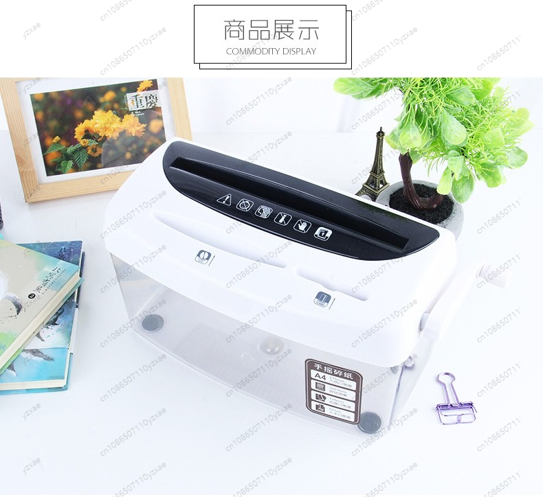 手動ハンドクランクシュレッダー、ホームオフィス用のポータブル - Home Office Paper Shredder のレビューと価格