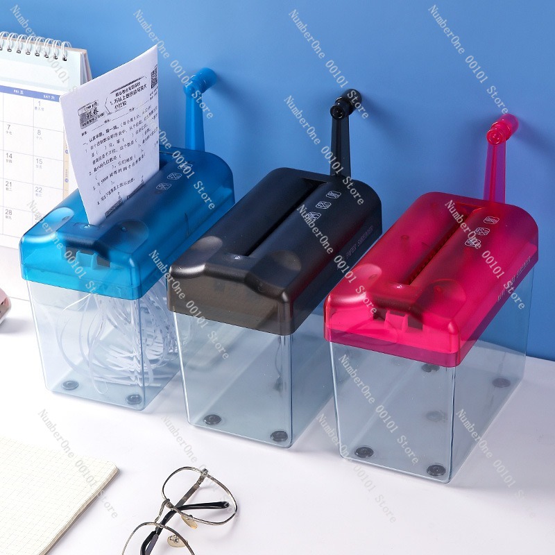コンパクト手動シュレッダー A6 ミニデスクトップドキュメン - Home Office Paper Shredder のレビューと価格