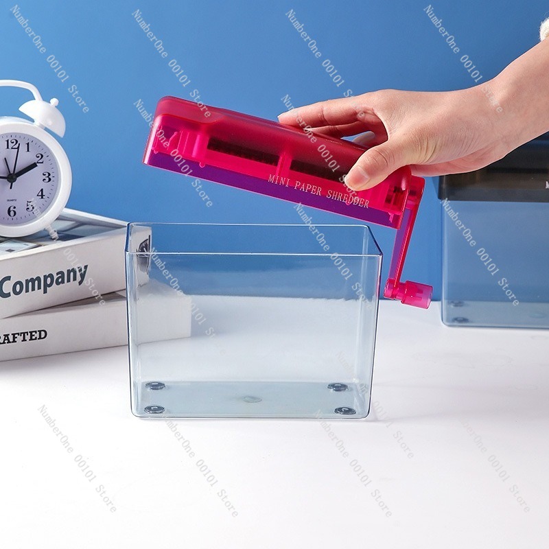 コンパクト手動シュレッダー A6 ミニデスクトップドキュメン - Home Office Paper Shredder のレビューと価格