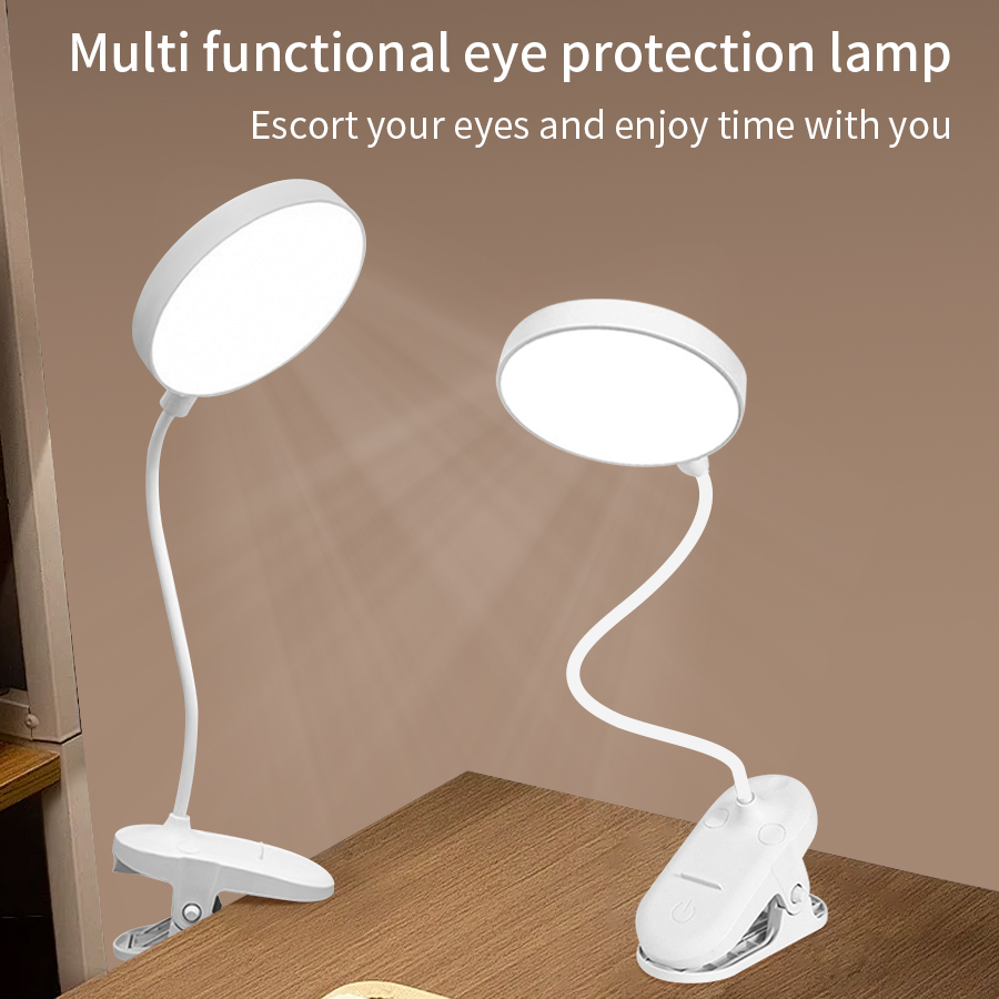 LEDクリップデスクランプ360 °   柔軟なタッチ調光機 - Desk Lamp Led のレビューと価格