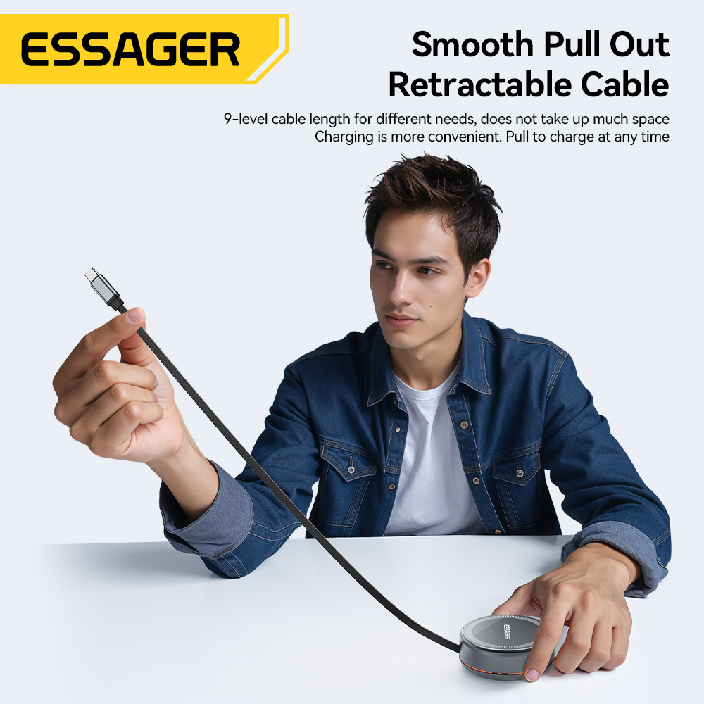 Essager 15W 3in1 マグネット式ワイヤレス充電 - Desk Charging Station のレビューと価格