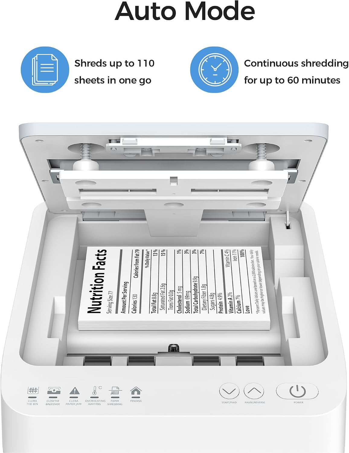 マイクロカットシュレッダー 110枚裁断 家庭・オフィス用  - Home Office Paper Shredder のレビューと価格