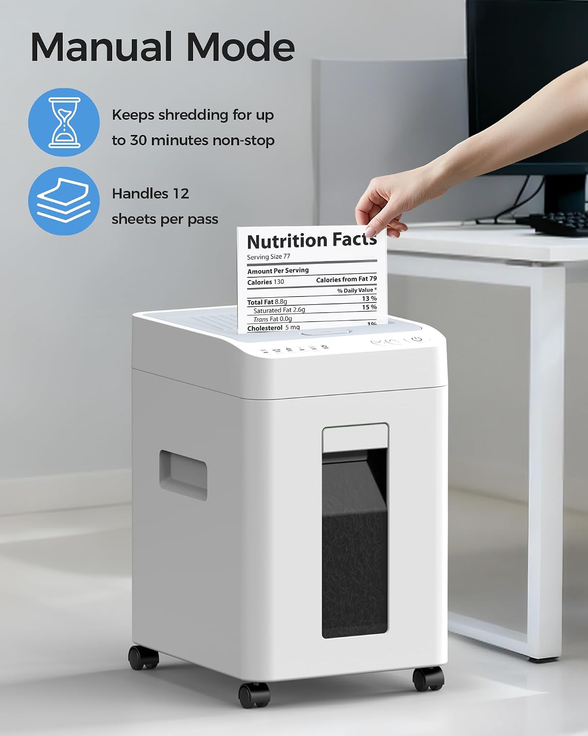 マイクロカットシュレッダー 110枚裁断 家庭・オフィス用  - Home Office Paper Shredder のレビューと価格