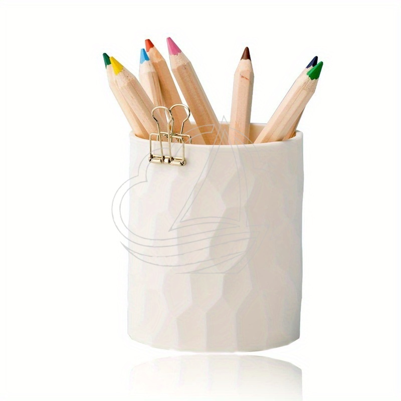 ホワイトシリコンペンホルダーデスクトップオーガナイザー多機能 - Pen Holder Organizer のレビューと価格