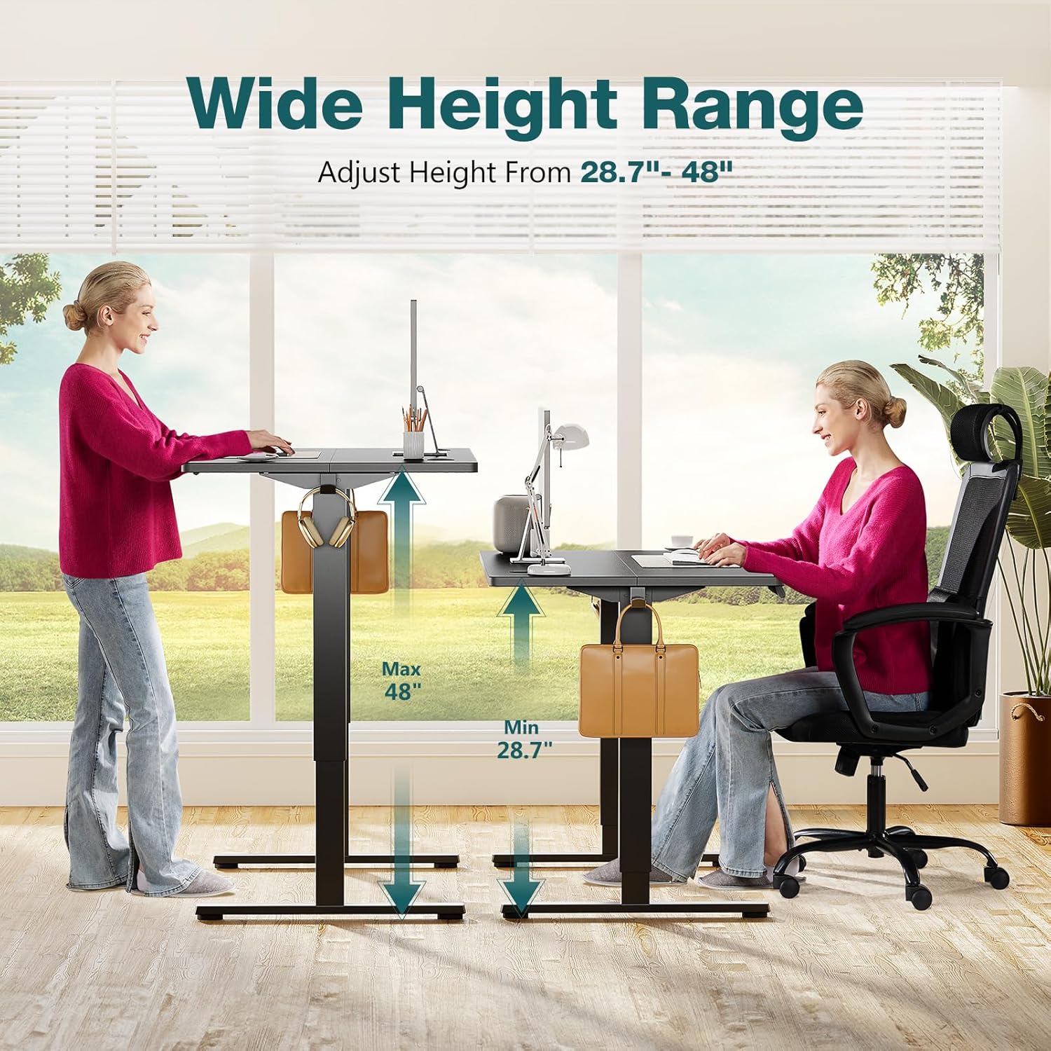 電動昇降式スタンディングデスク、モダンオフィス家具、自動昇降 - Standing Desk Electric のレビューと価格
