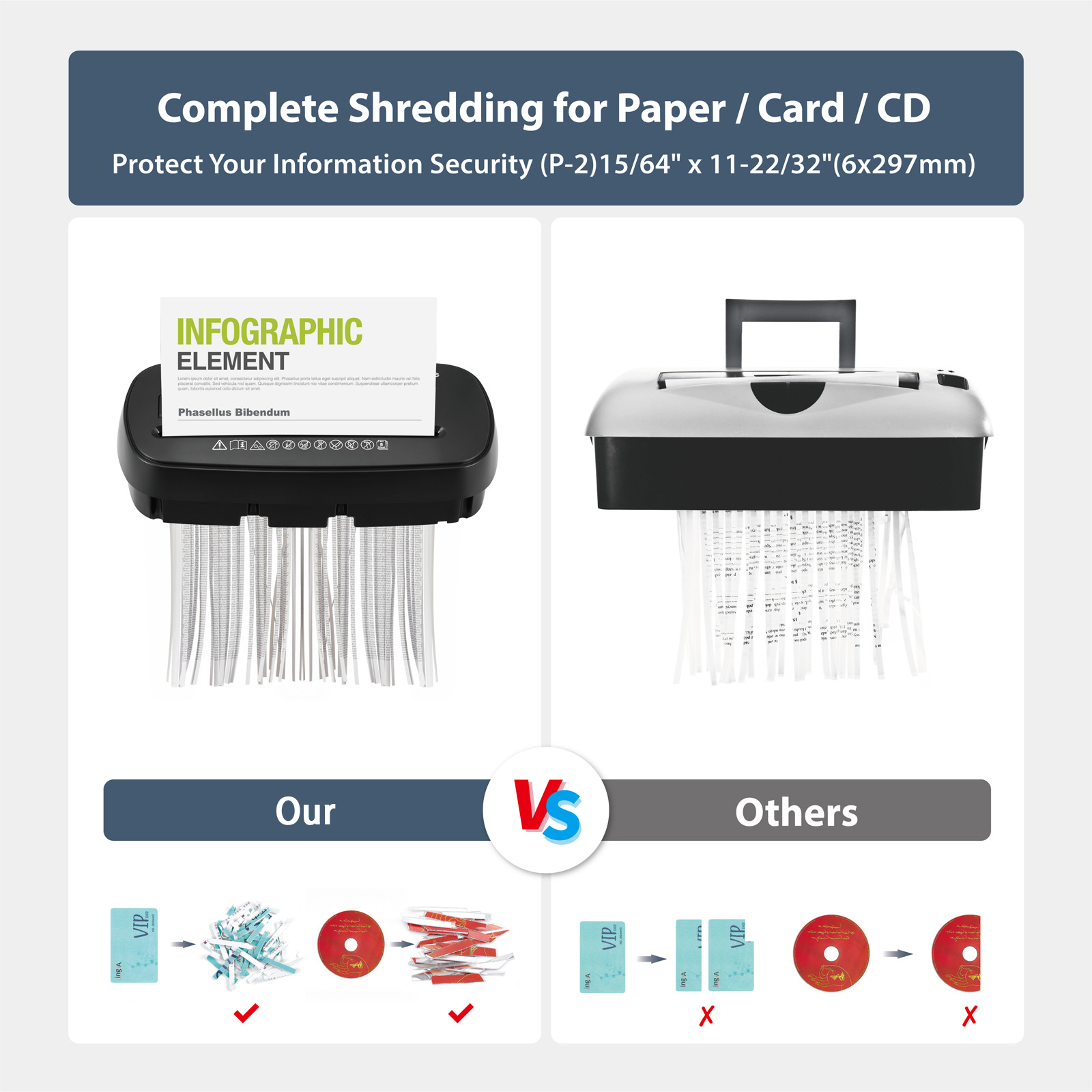 ペーパーシュレッダー オフィス用 11-12L 大容量 電動 - Home Office Paper Shredder のレビューと価格